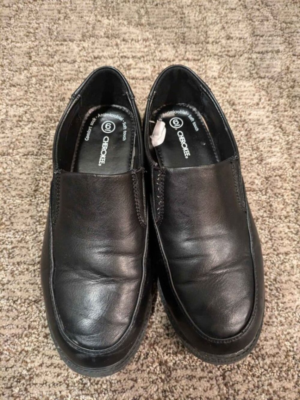 Cherokee Black Dress Shoes Boys Size 6
